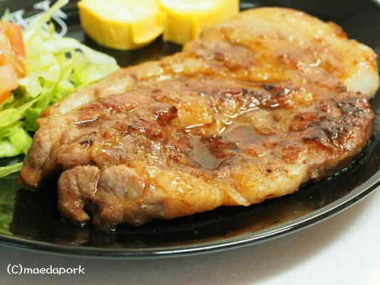 おうちごはん ステーキが素敵(=´∀`) 豚カタロース