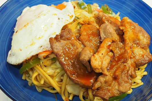 秋の味くらべセット販売と焼肉焼きそば