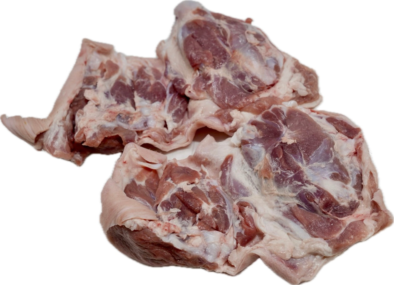【国産】豚すね肉 (皮付・骨なし)1kg