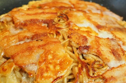 うちごはんは"豚バラでお好み焼き"