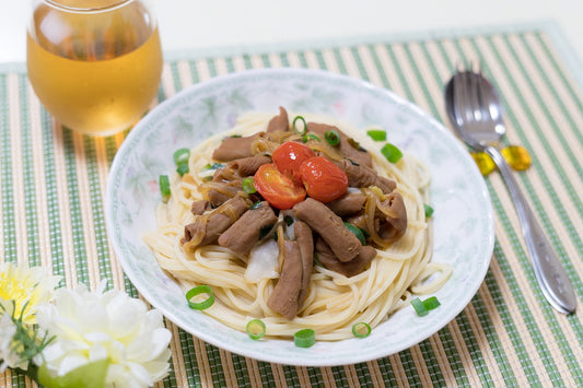 【国産無添加】香ばし甘口　豚ひも醤油味