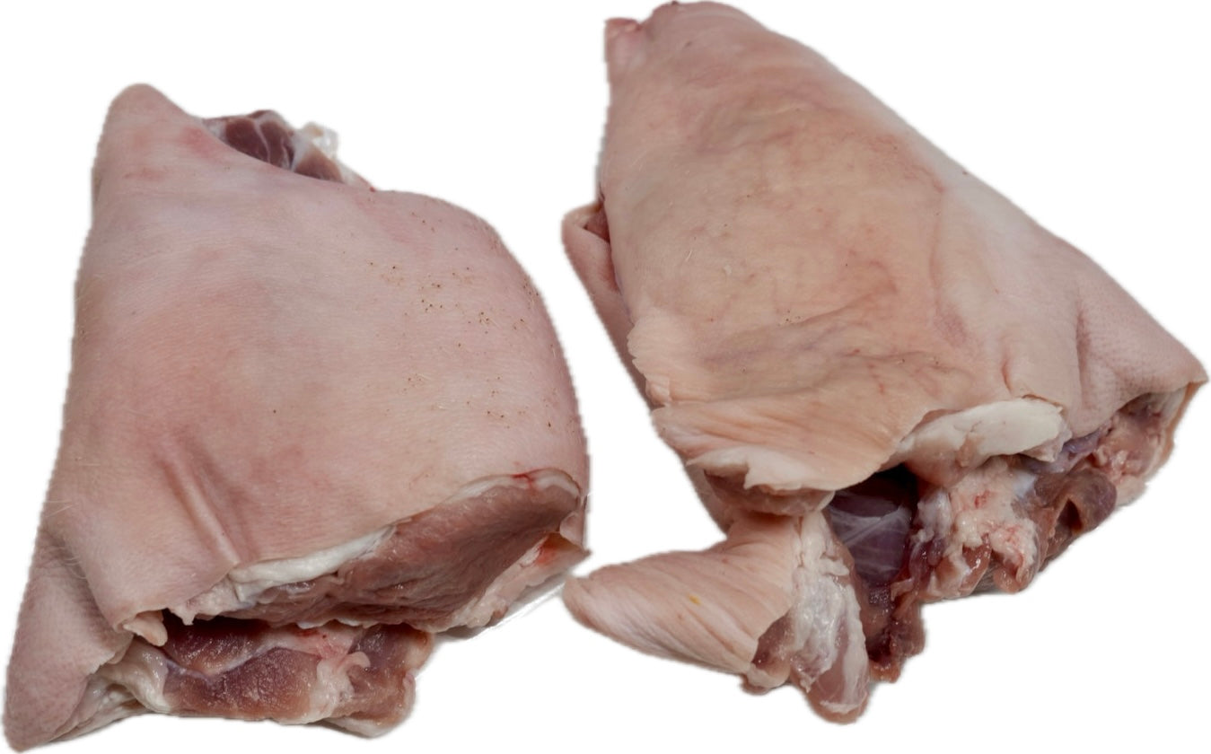 【国産】豚すね肉　(皮付・骨なし)1kg